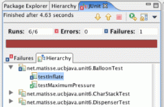 Unit test failure